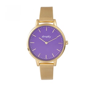Vereenvoudig het 5800 mesh armbandhorloge