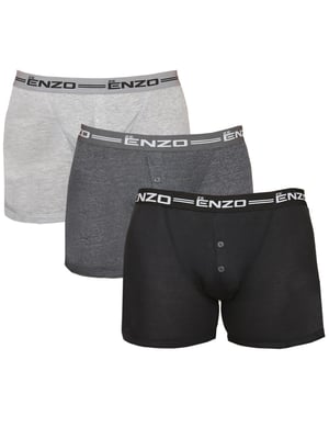 Enzo | Mens Boxers 3 Pack Assorted