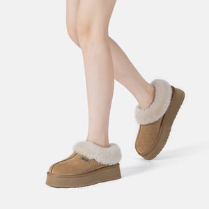 EVER AU Australia Women Topknot Leather Slippers