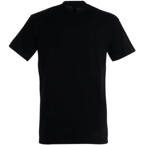 SOLS Mens Imperial Heavyweight Short Sleeve T-Shirt (Deep Black)