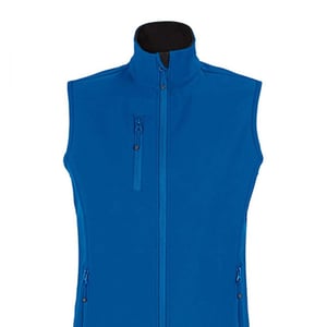 SOLS Dames/Dames Falcon Bodywarmer Softshell met rits (Koningsblauw)