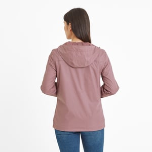 Craven Womens Waterproof Packaway Jacket - Mauve