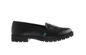 Kickers Lachly Quilt Loafer Damesschoenen Zwart