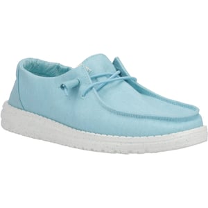 HEYDUDE Wendy Canvas 100% Bomull Dam Turkosa Loafers