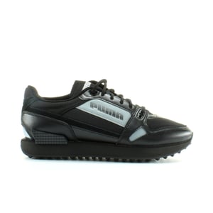 Puma Mile Rider Bright Peaks Zwart Textiel Unisex Lace Up Trainers 374113 01