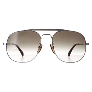 David Beckham DB7004/S 010 9K palladium zilver groen gradiÃ«nt zonnebril
