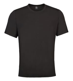 Mens Thermal T Shirt for Winter | Heat Holders | Breathable Thermal Short Sleeve T Shirt - Black