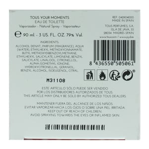 Tous Your Moments Eau de Toilette 90ml Spray