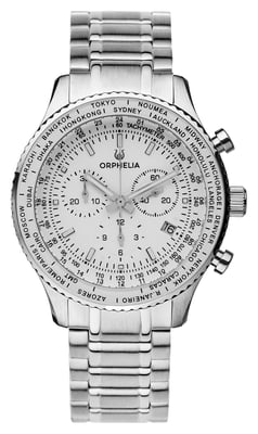 Orphelia Master herenhorloge Zilverkleurig OR82702