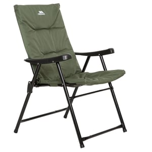 Trespass Paddy Folding Padded Deck Chair (Olive)