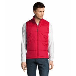 SOLS Warm Unisex Gewatteerd Bodywarmer Jasje (Rood)