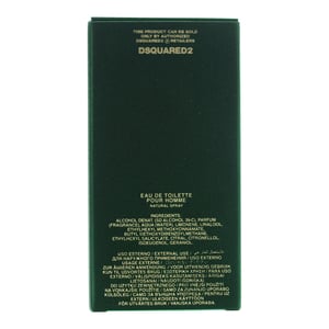 Dsquared2 Green Wood Pour Homme Eau de Toilette 100ml Spray