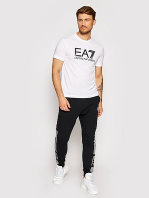 EA7 Emporio Armani Men's Short Sleeve T-Shirt, White