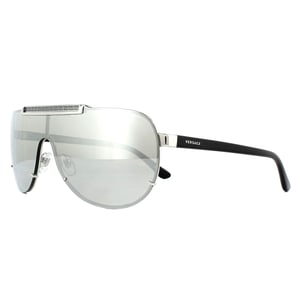 Versace Solglasögon VE2140 10006G Silver Ljusgrå Silver Mirror