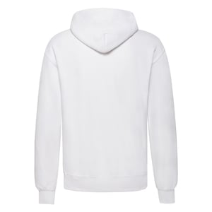 Fruit of the Loom Adults Unisex Classic Hooded Sweatshirt (White)