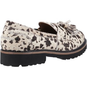 Hush Puppies Ginny Suède Damesloafers met dierenmotief