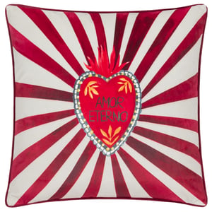 furn. Amor Eterno Velvet Piped Cushion Cover