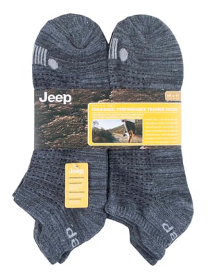 JEEP - 6 Pairs Mens Cotton Cushioned Sport Ankle Outdoor Socks