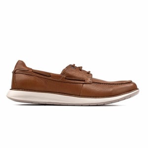 Clarks Un Pilot Mens Brown Shoes