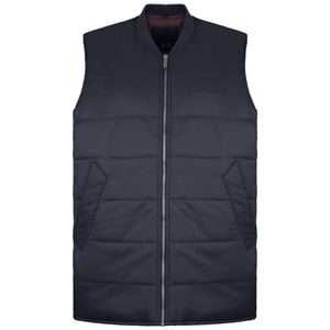 Ben Sherman Quiltad Herr Gilet Svart
