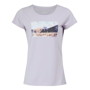 Regatta Dames/Dames Breezed IV Mountain T-Shirt (Lila Vorst)