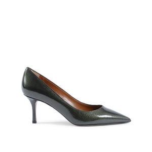 19V69 Italia Womens Pump Olive Green INES65 DARK OLIVE PATENT