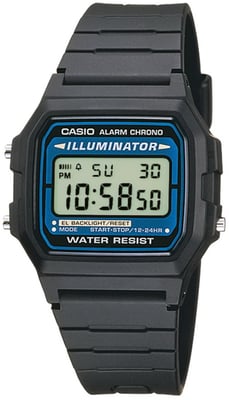Casio Casio Collection Men's Black Watch F-105W-1AWYEF