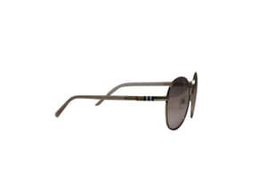 Burberry 3094 Gradient Round Sunglasses in Brown Metal
