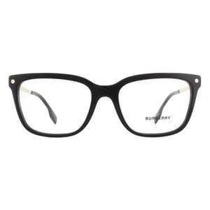 Burberry Square Womens Black on Vintage Check  Glasses Frames