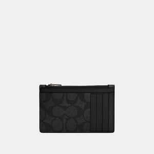 Zip Card Case in Signature