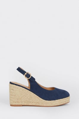 Wide Fit Riya Slingback Wedges