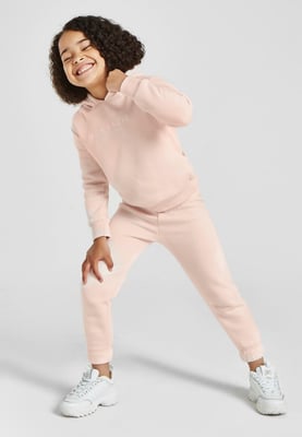 McKenzie Girls Mini Essential Overhead Tracksuit in Pink