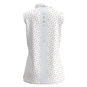 Forelson Womens/Ladies Buckland Patterned Polo Shirt (White)