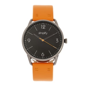 Vereenvoudig het 6300 horloge met leren band