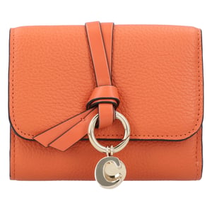 Chloé Liten Alphabet Tri-Fold Plånbok Orange