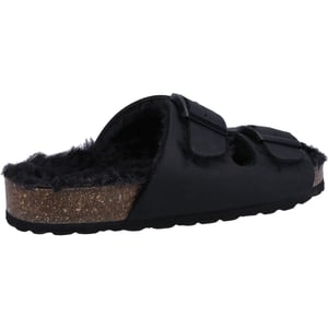 Hush Puppies Jessie Läder Damskor Svart Tofflor