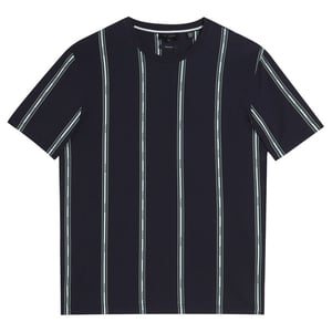Ted Baker Amson Heren Navy Gestreept T-Shirt