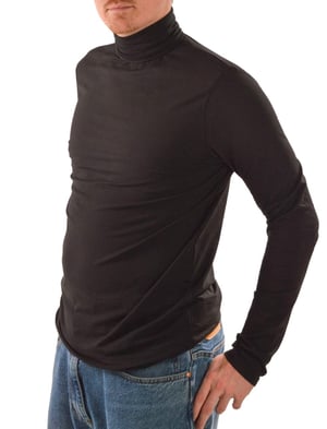 Cotton Turtleneck Top