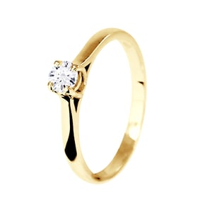 DIADEMA - Ring - Diamanter - Single Cut Kvalitet - Gult guld