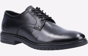 Hush Puppies Sterling Svarta Lädersnörskor För Män