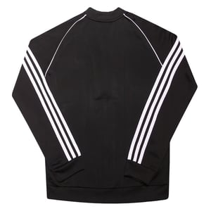 Boy's adidas Originals Junior Superstar Track Top in Black