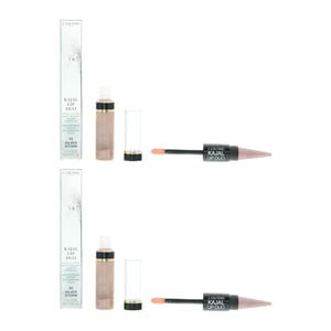 Lancome Kajal Lip Duo Lipstick + Gloss 5.6ml - 02 Silver Storm x 2