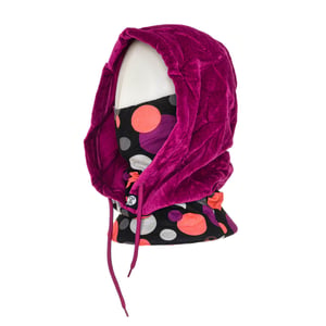 Hood and neck warmer with fleece lining 58300 women