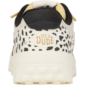 HEYDUDE Hayden Shine Polyester Damestrainers Ivoor/Multi