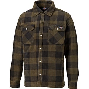 Dickies Heren Portland Lange Mouw Polyester Polar Fleece Gevoerde Shirt