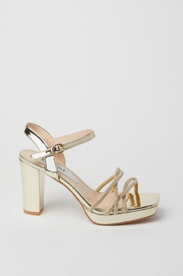 Taylor Diamante Platform Heeled Sandals