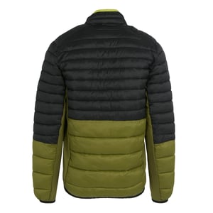 Regatta Mens Leedre Colour Block Hybrid Jacket (Nephrite Green/Black)