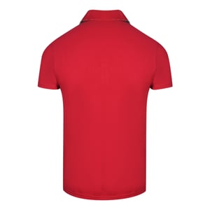 Aquascutum London Bold Logo Red Polo Shirt