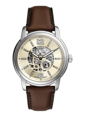Fossil Heritage Heren Horloge Bruin ME3264
