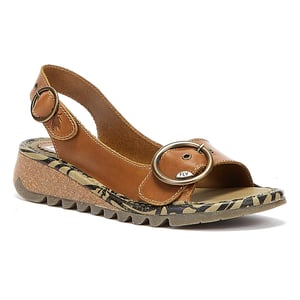 Fly London Tram723fly Vrouw Camel Sandalen